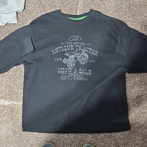 Antique Tractor John deereBlack Thermal